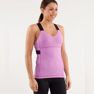 LULULEMON | Push Your Limits Tank Heathered Ultra Violet / Black